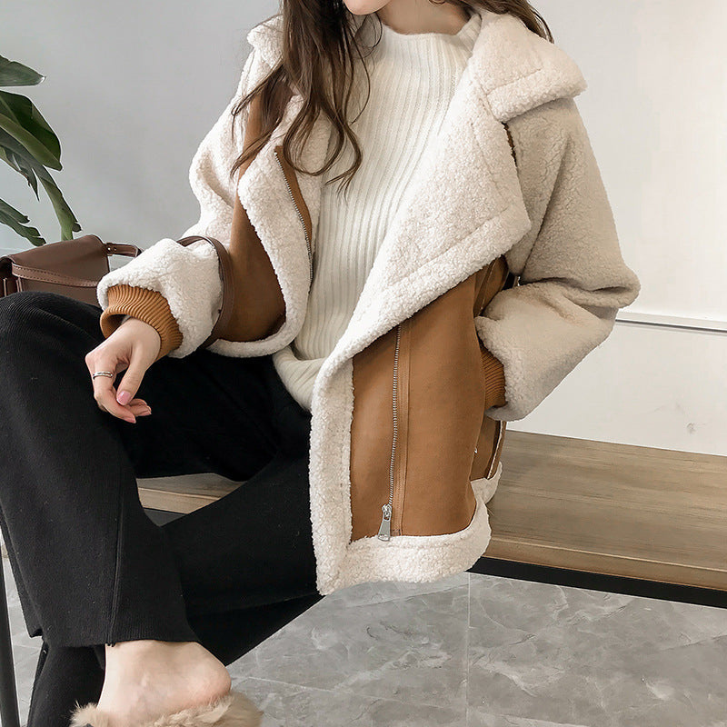 Alyssa | Women's Oversized Sherpa Jacket - Image 1