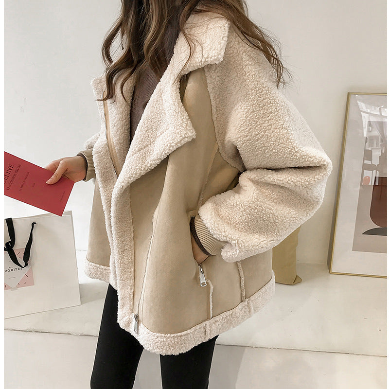 Alyssa | Women's Oversized Sherpa Jacket - Image 4