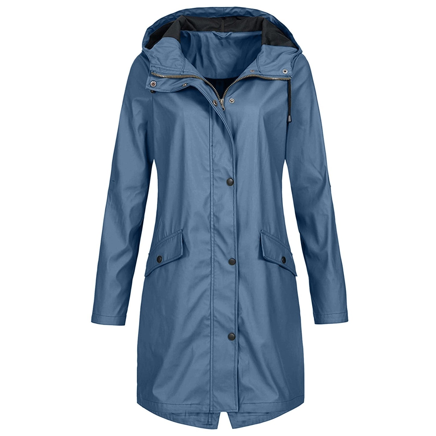 Jocelyn | Women's Hooded Raincoat Coat - Image 6