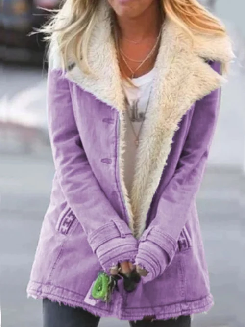 Loretta | Women's Button-Front Mid-Length Jacket - Image 7