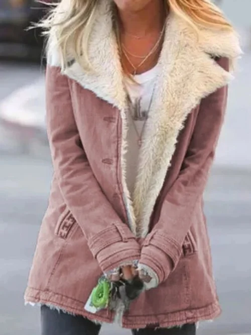 Loretta | Women's Button-Front Mid-Length Jacket - Image 3