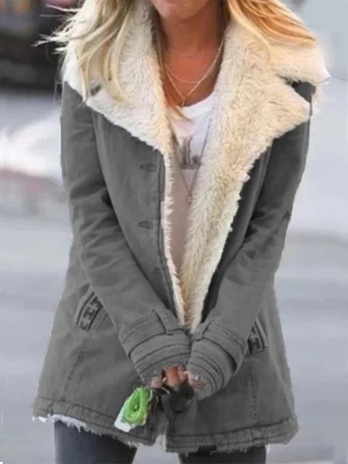 Loretta | Women's Button-Front Mid-Length Jacket - Image 6