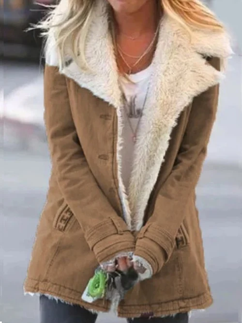Loretta | Women's Button-Front Mid-Length Jacket - Image 4