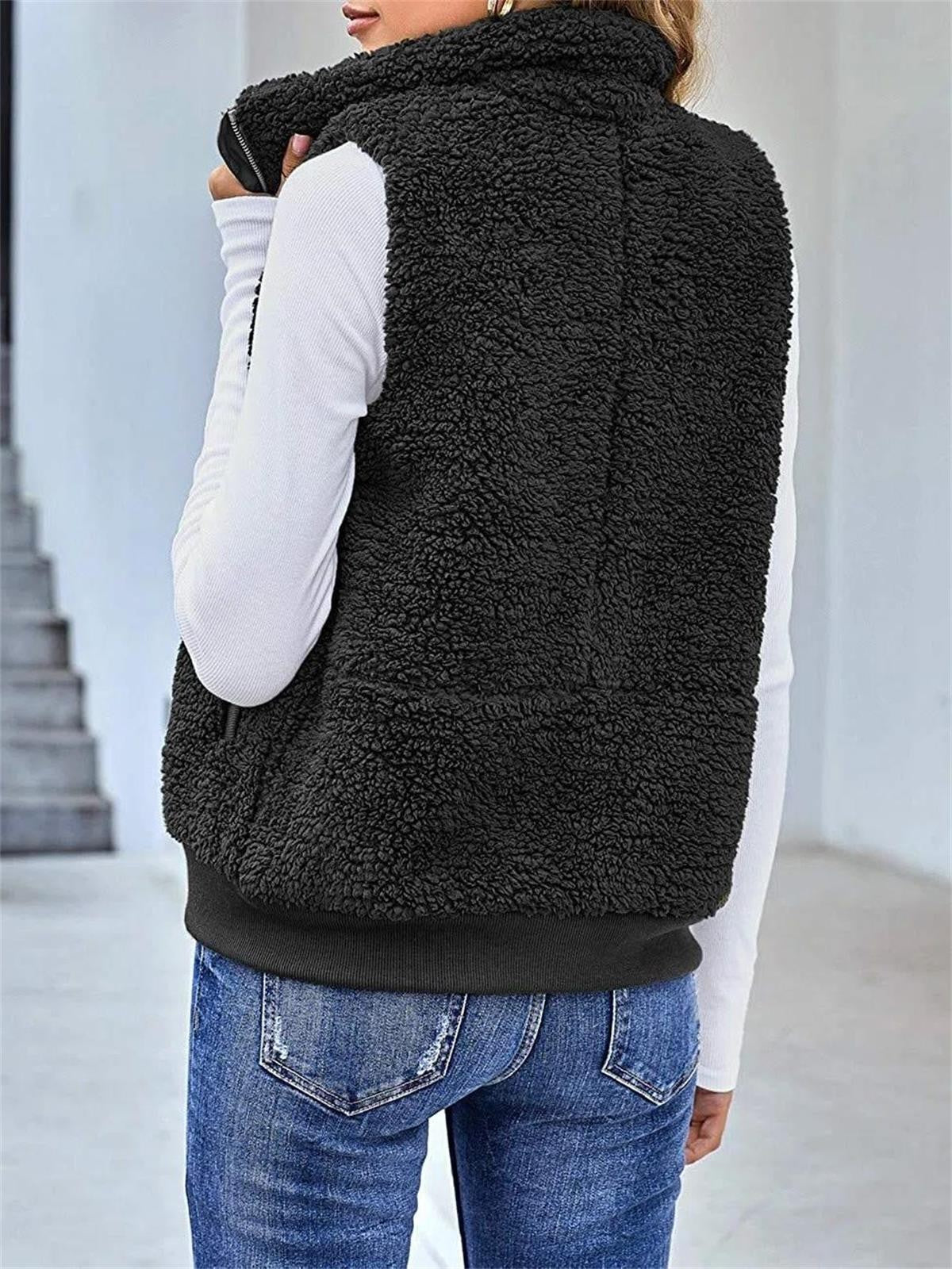 Margaret | Women's Fleece Full Zip Vest - Image 2