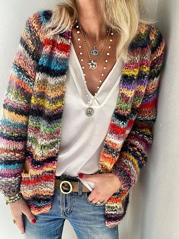 Rachel | Women's Open Front Knit Cardigan - Image 1