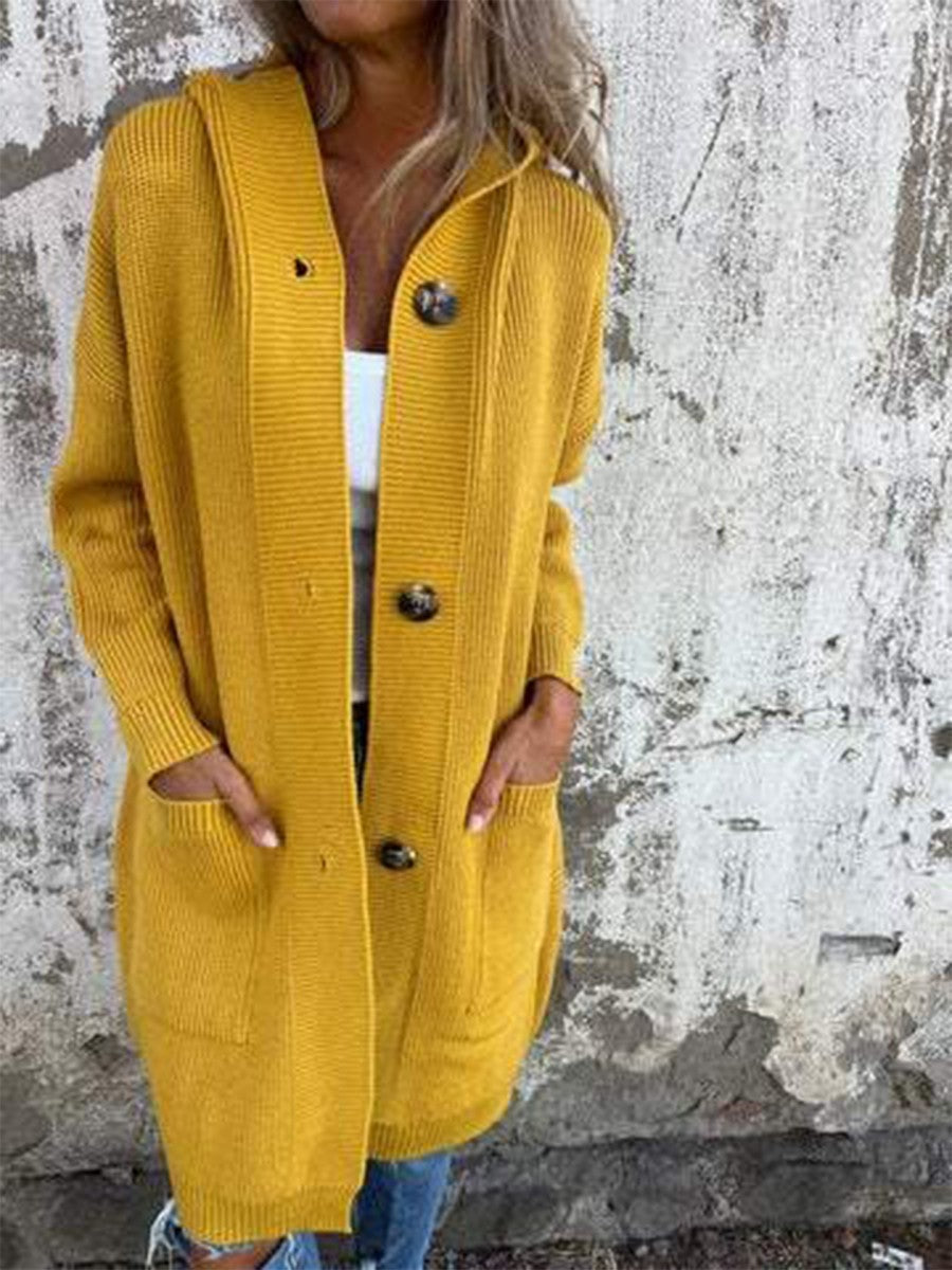 Josephine | Women's Long Hooded Cardigan - Image 3