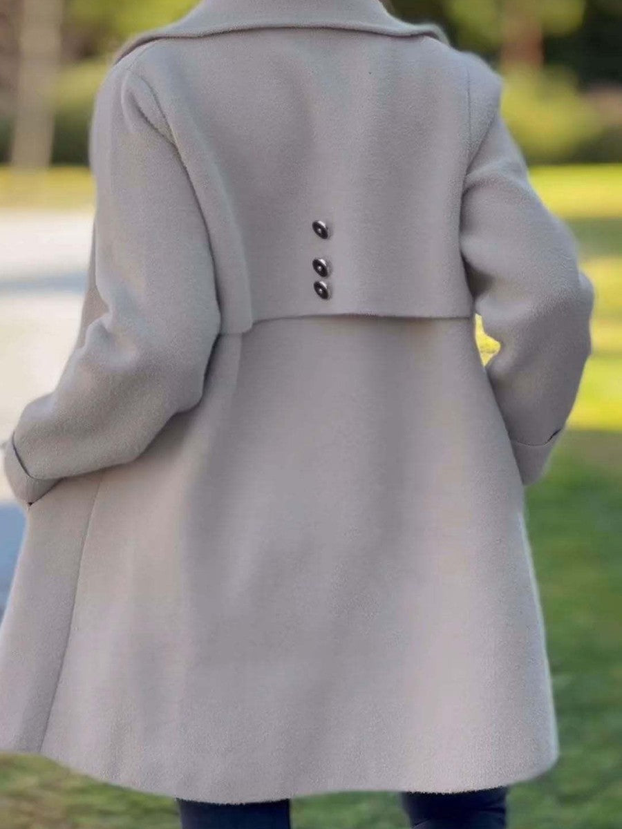 Harper | Women's Single-Breasted Knee Length Coat - Image 2