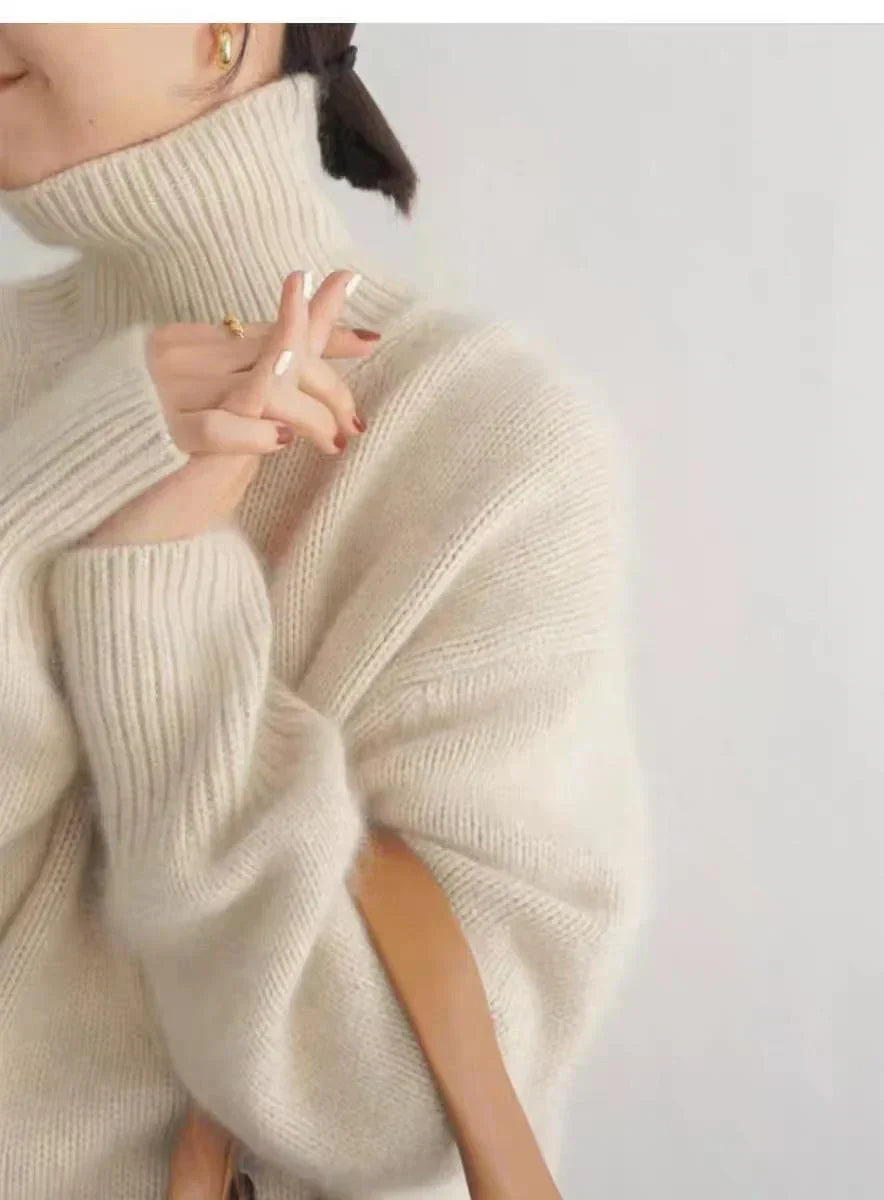 Judith | Women's Oversized Turtleneck Sweater - Image 7