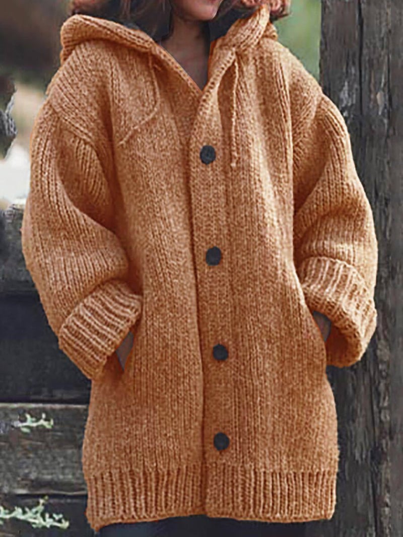 Esme | Women's Hooded Oversized Knit Cardigan - Image 6