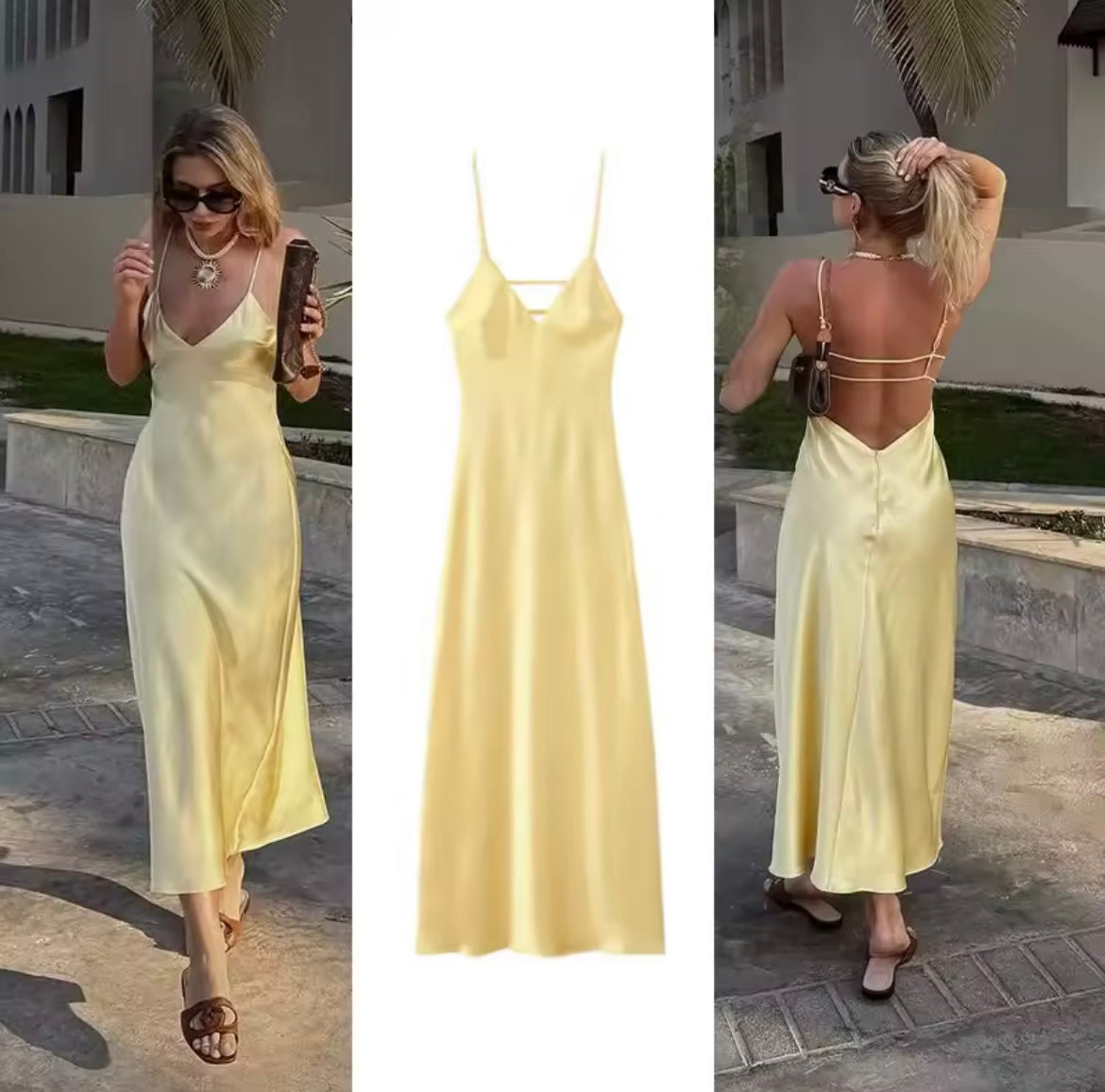 Anna | Elegant Spaghetti Strap Dress for Women - Image 5