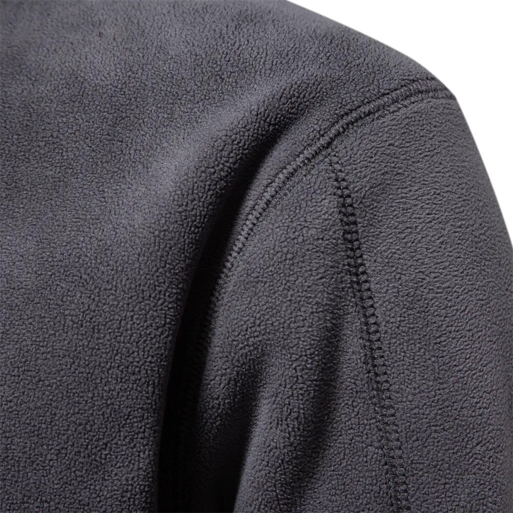 Mathew | Men's Half-Zip Long Sleeve Pullover Sweater - Image 6