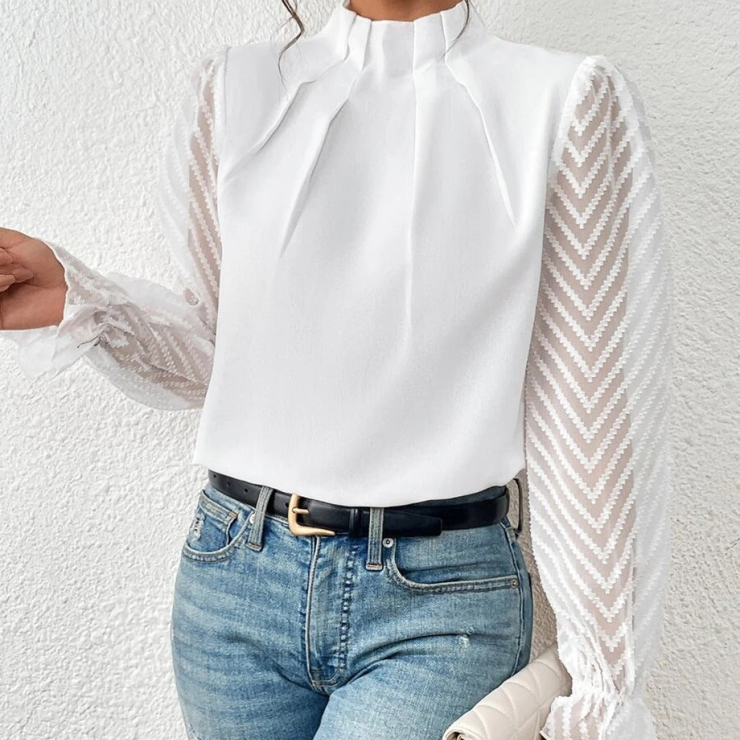 Evelyn | Elegant Patterned Top for Women - Image 3