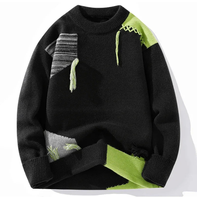 Elliott | Men's Oversized Knit Sweater - Image 2