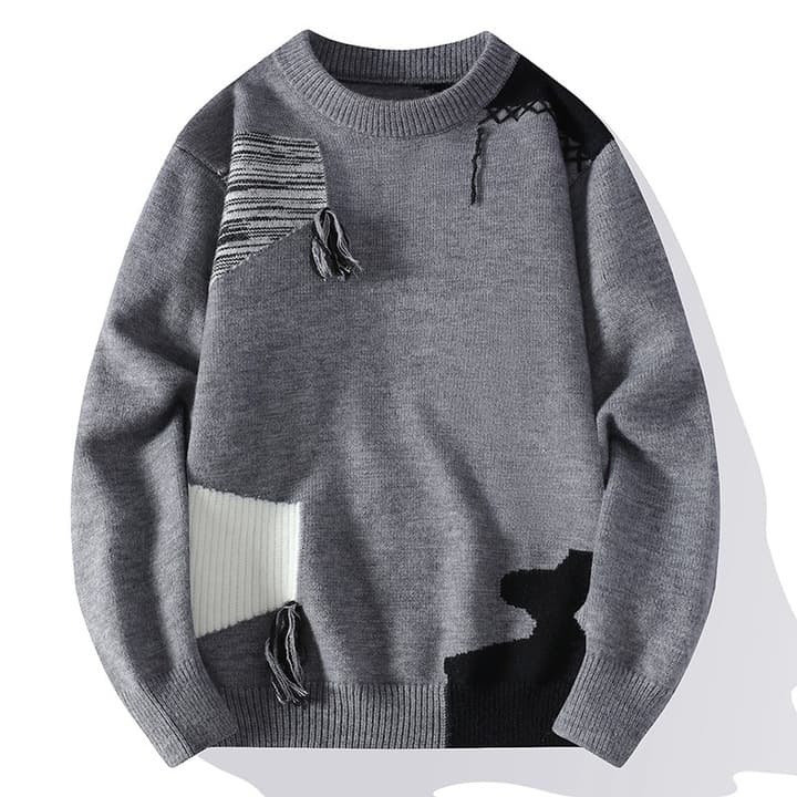 Elliott | Men's Oversized Knit Sweater - Image 3