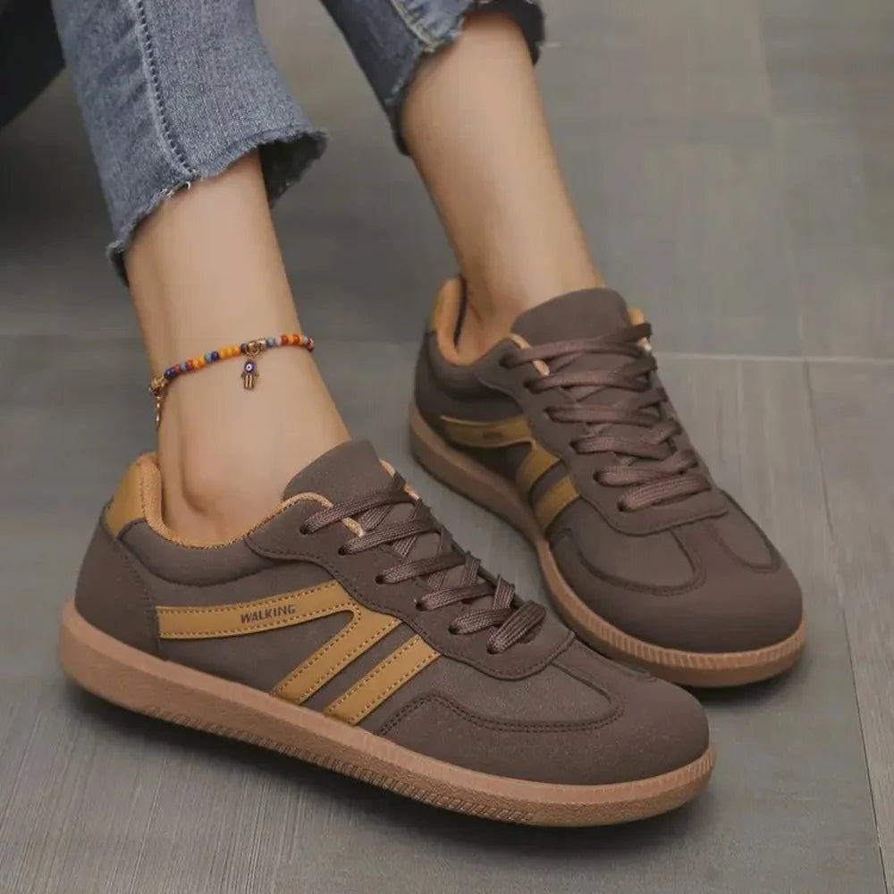 Loravelle | Orthopedic Suede Women's Casual Sneakers with Iconic Style - Image 2