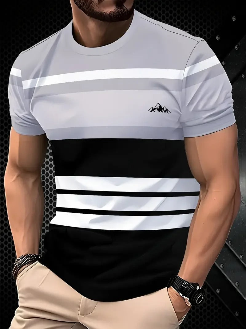 Zeke | Classic Striped T-Shirt for Summer Comfort - Image 4