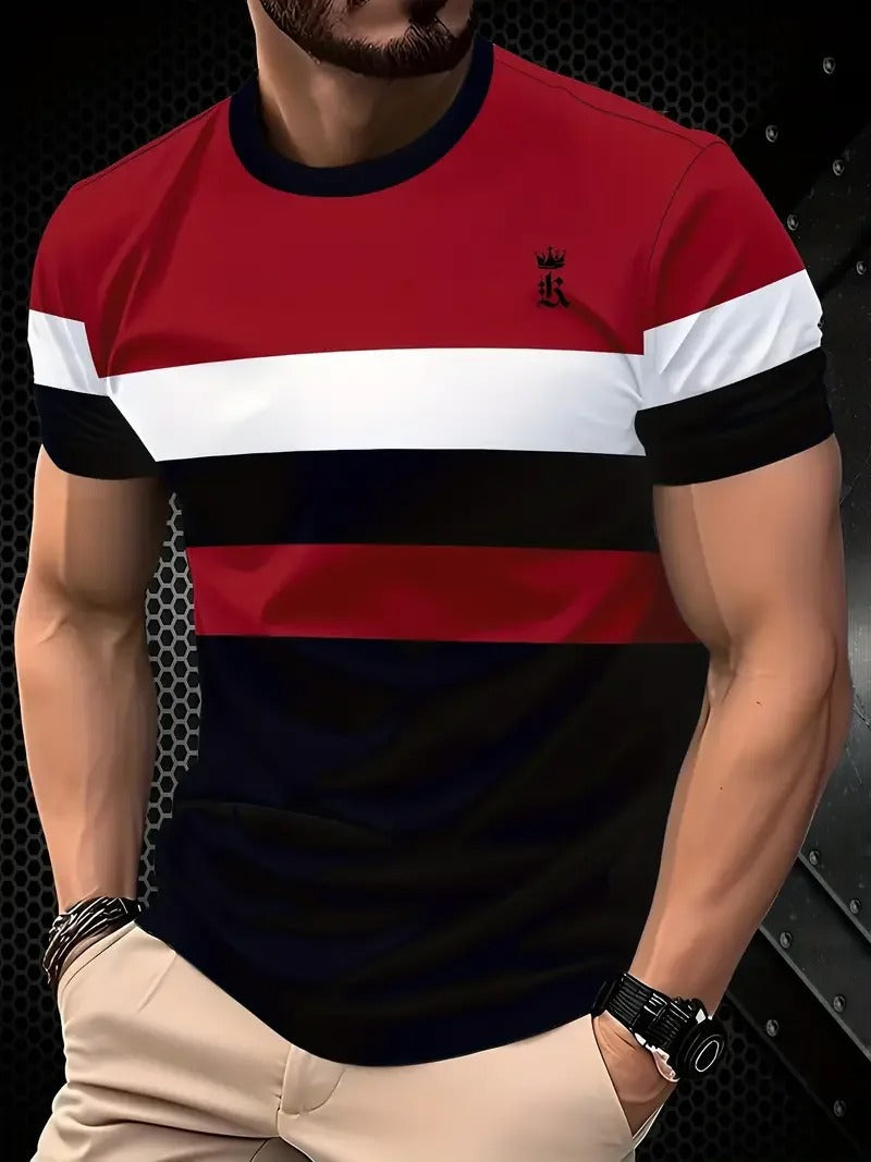 Zeke | Classic Striped T-Shirt for Summer Comfort - Image 5
