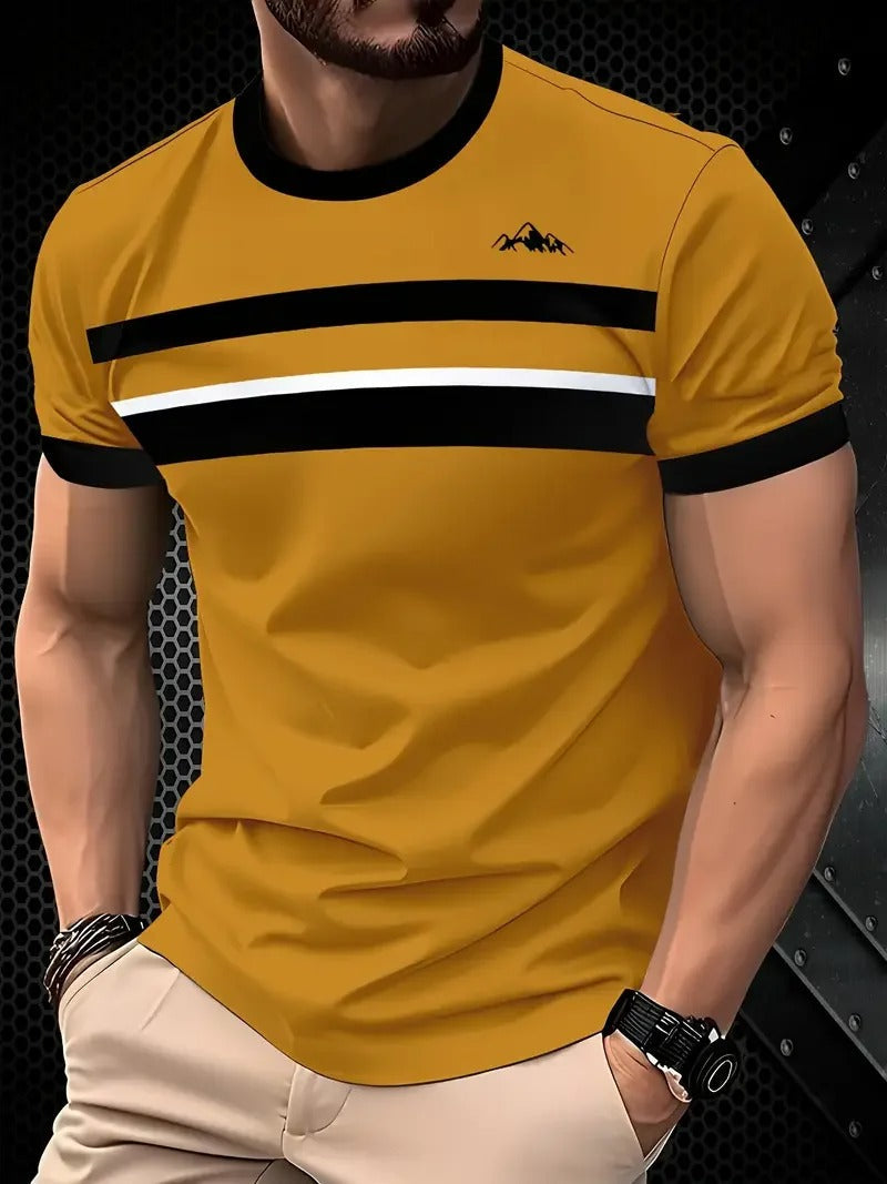 Zeke | Classic Striped T-Shirt for Summer Comfort - Image 6