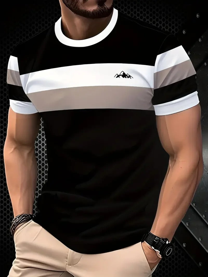 Zeke | Classic Striped T-Shirt for Summer Comfort - Image 2