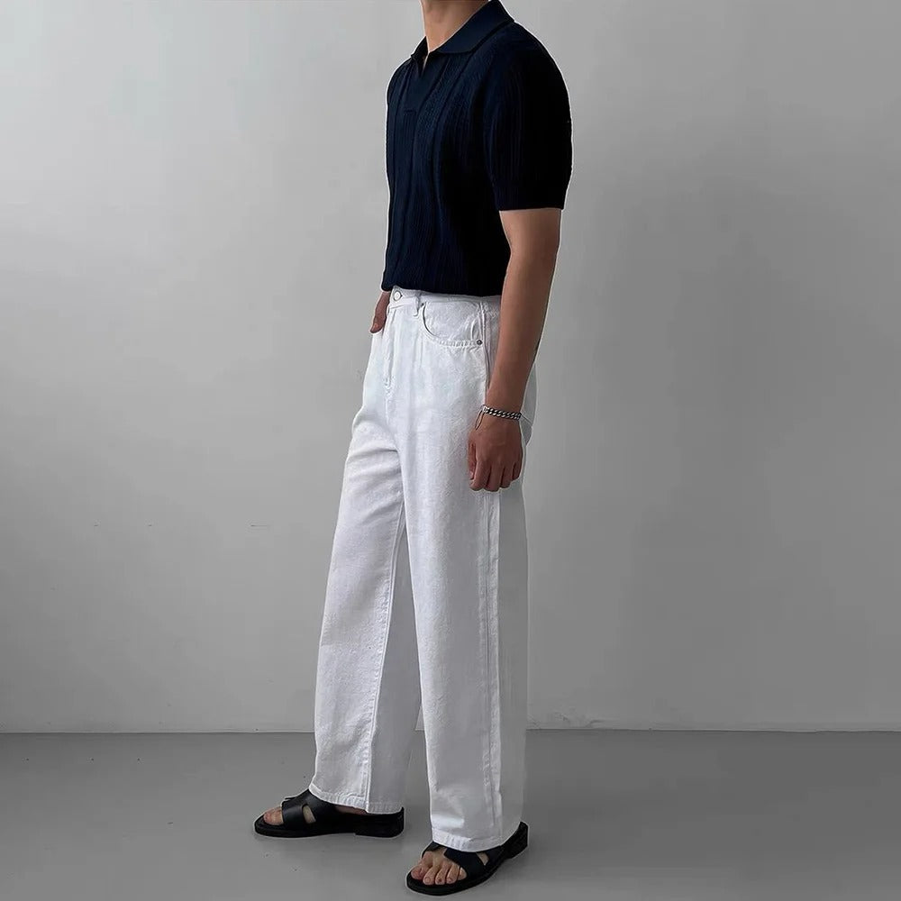Vernon | Men's Knitted Polo OLD MONEY – Comfort and Elegant Style – Project Paris – Fine and Soft Fabric - Image 5