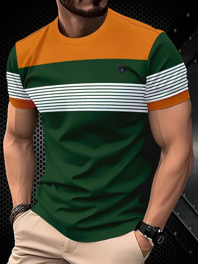 Zeke | Classic Striped T-Shirt for Summer Comfort - Image 3