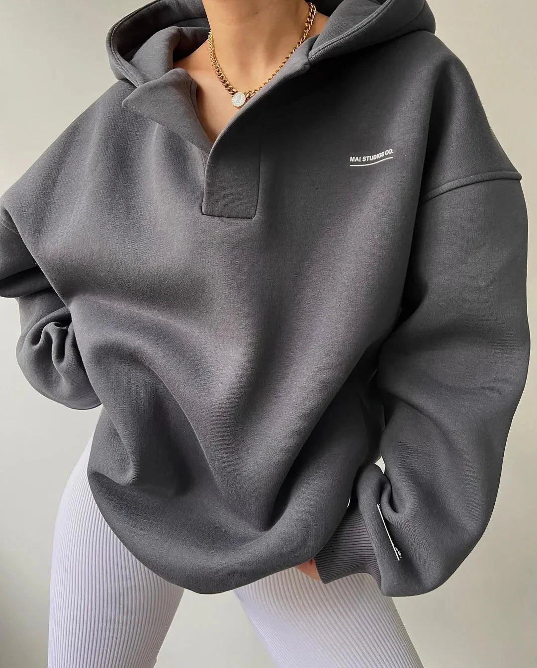 Candice | Women's Oversized Pullover Hoodie - Image 4