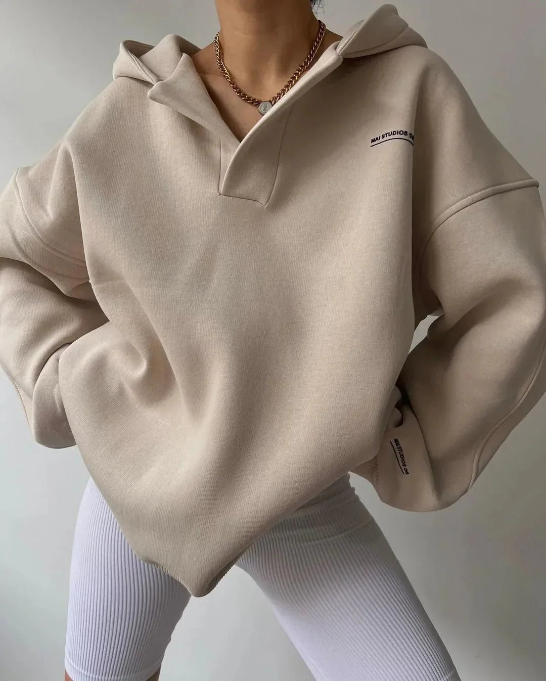 Candice | Women's Oversized Pullover Hoodie - Image 10