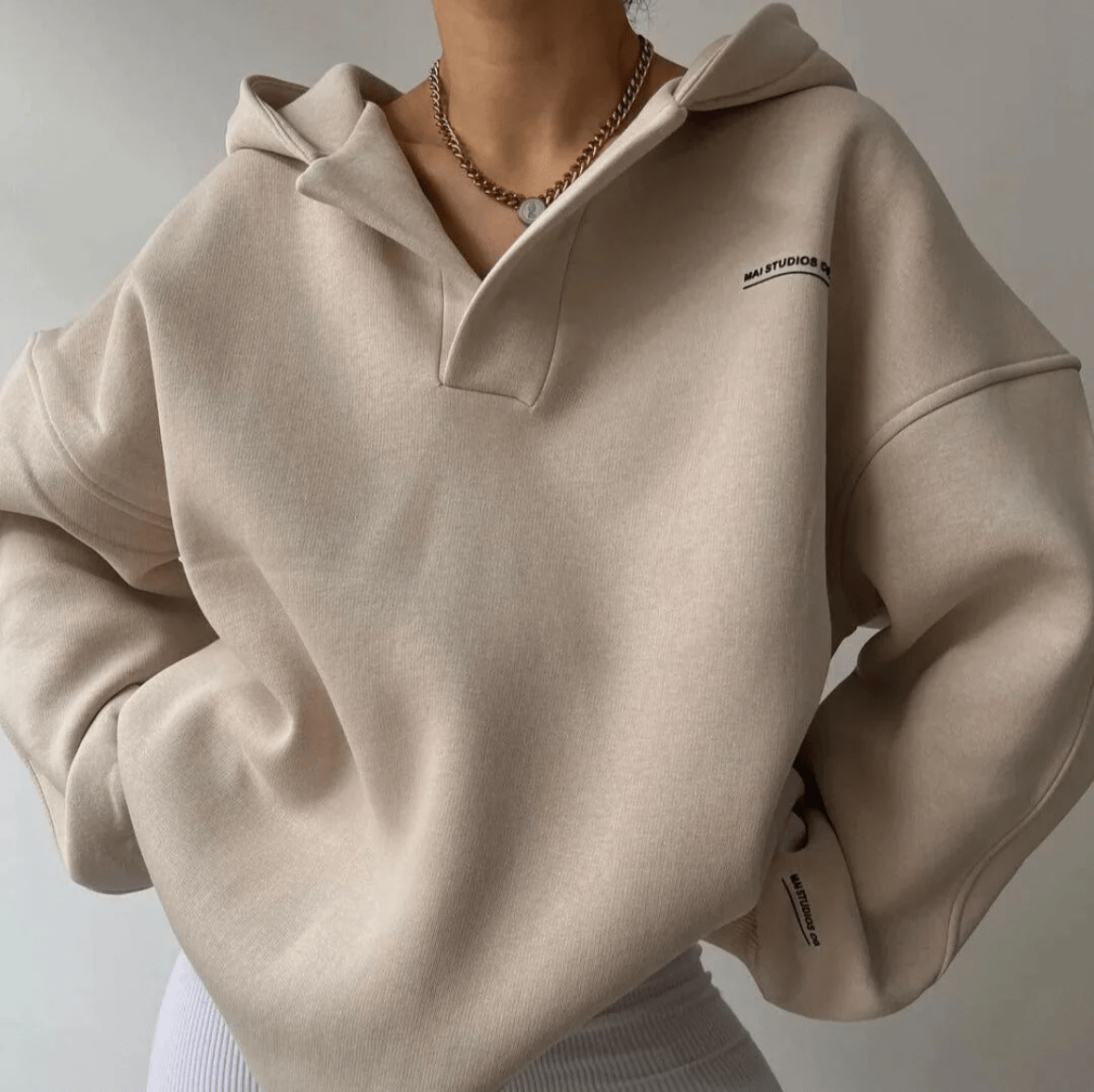 Candice | Women's Oversized Pullover Hoodie - Image 6