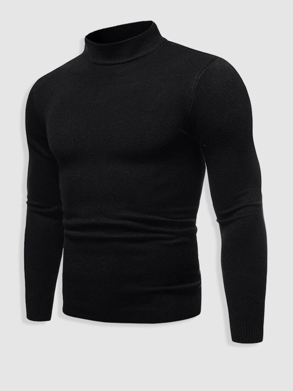 Darryl | Men's Slim-Fit Turtleneck Pullover Sweater - Image 1