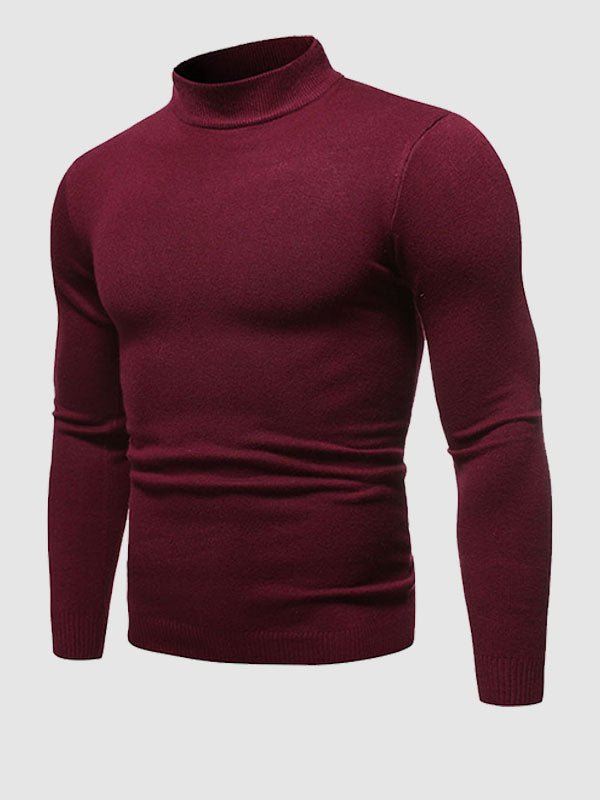 Darryl | Men's Slim-Fit Turtleneck Pullover Sweater - Image 7