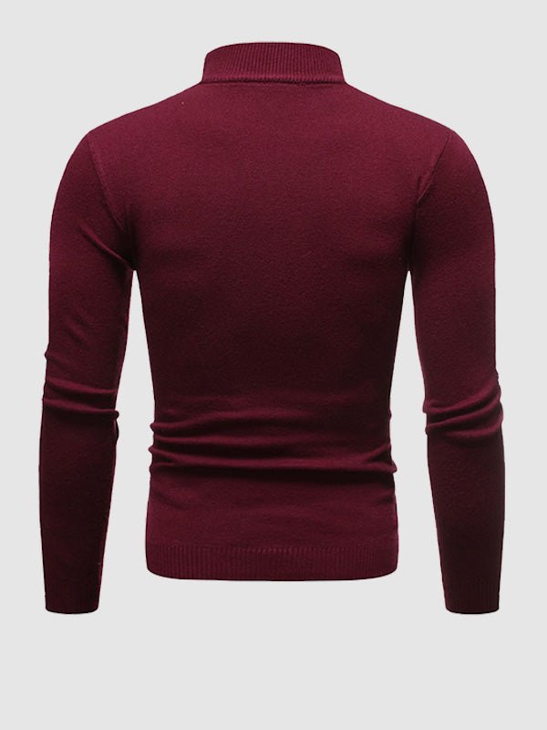 Darryl | Men's Slim-Fit Turtleneck Pullover Sweater - Image 8