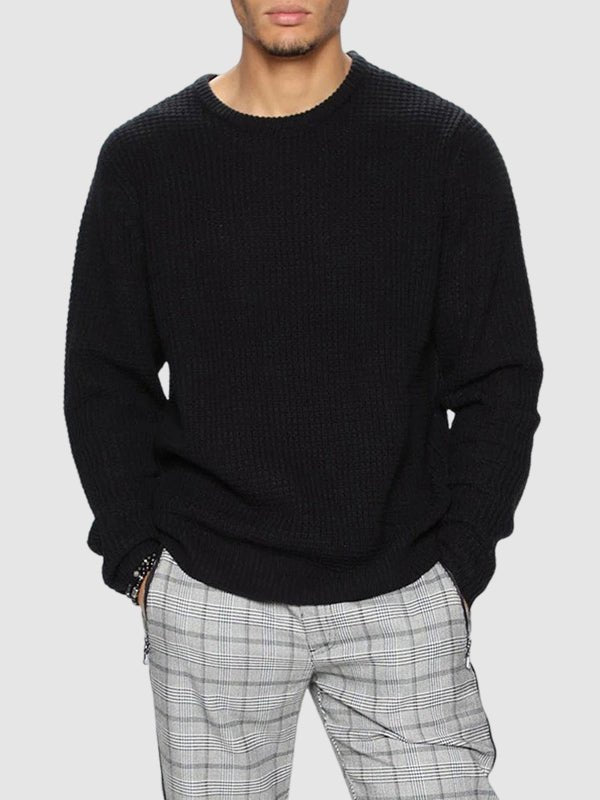 Grayson | Men's Oversized Crew Neck Sweater - Image 3