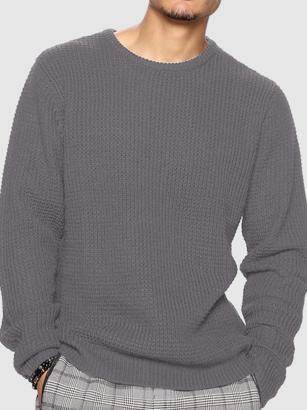 Grayson | Men's Oversized Crew Neck Sweater - Image 9