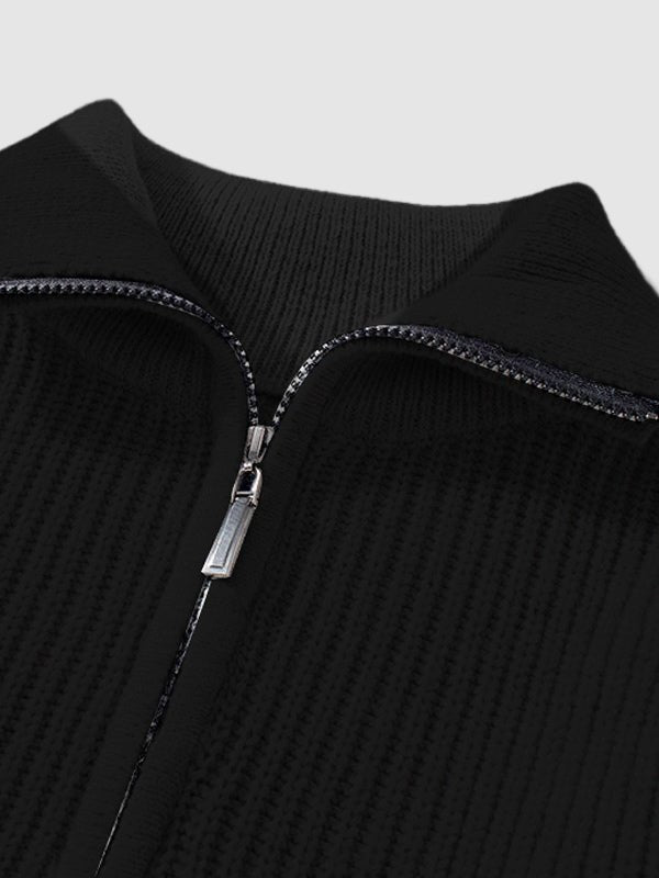 Newton | Men's Quarter Zip Knit Sweater - Image 13