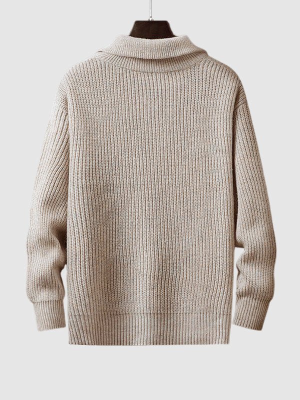 Newton | Men's Quarter Zip Knit Sweater - Image 11