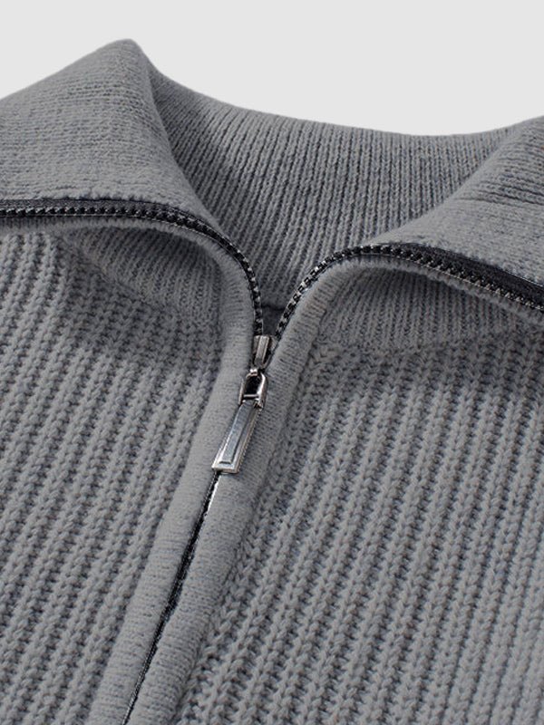 Newton | Men's Quarter Zip Knit Sweater - Image 16