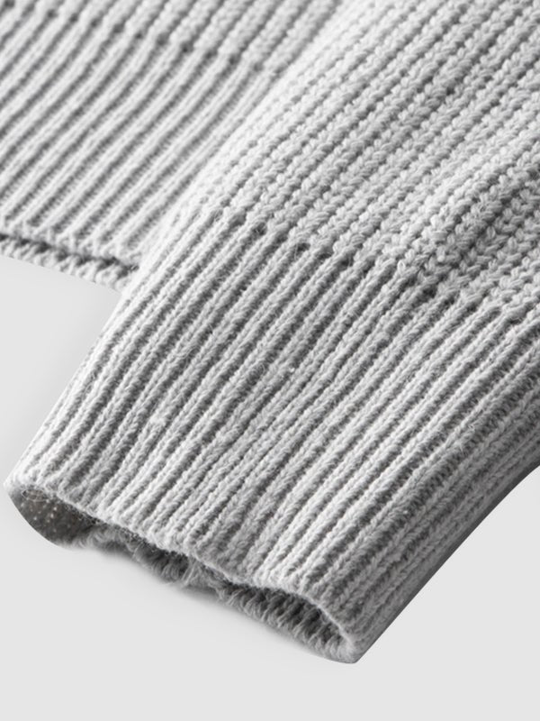 Newton | Men's Quarter Zip Knit Sweater - Image 5