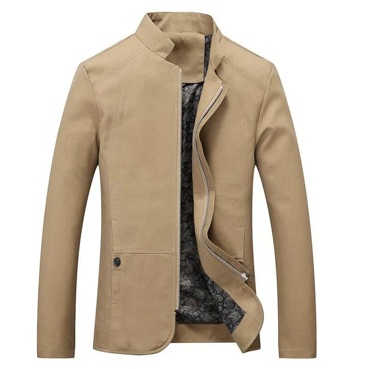 Cedric | Men's Slim-Fit Lightweight Zip Up Jacket - Image 2