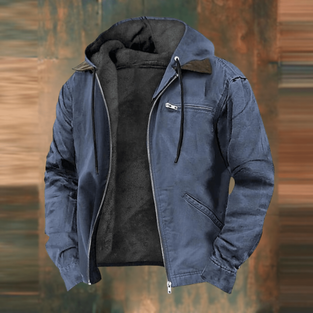 George | Men's Hooded Zip Up Jacket - Image 2