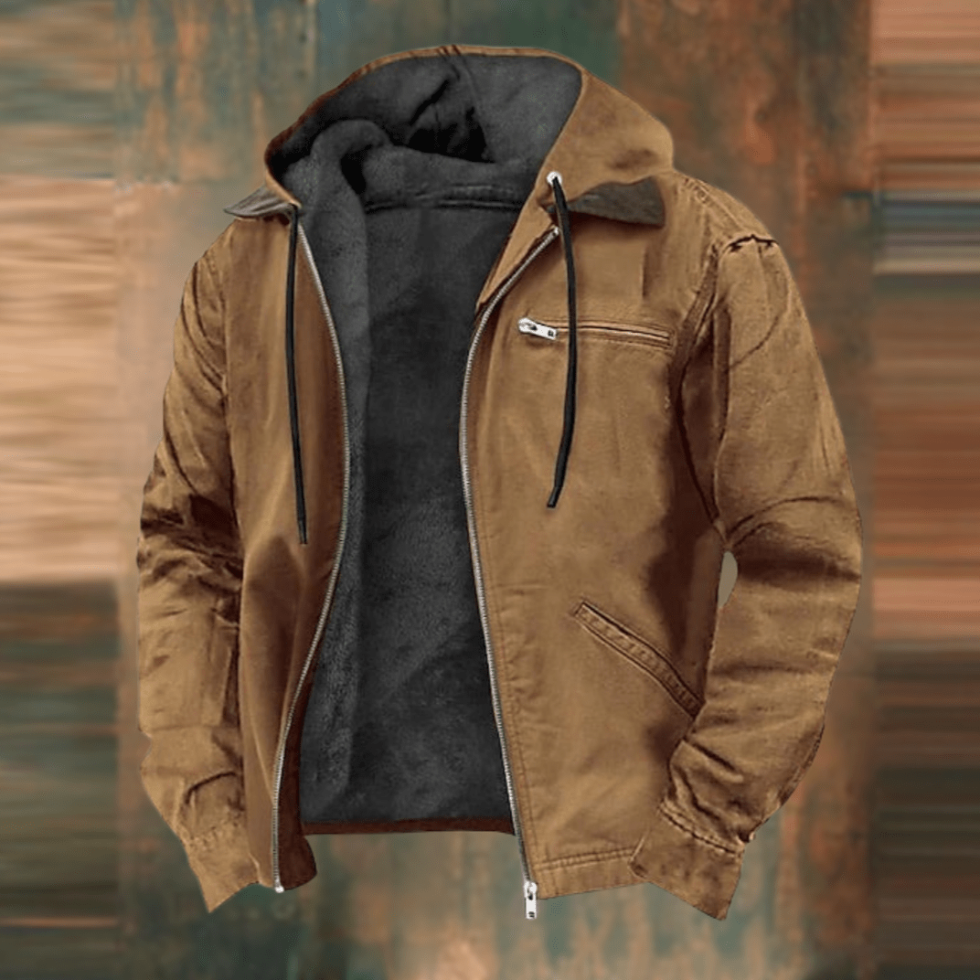 George | Men's Hooded Zip Up Jacket - Image 1