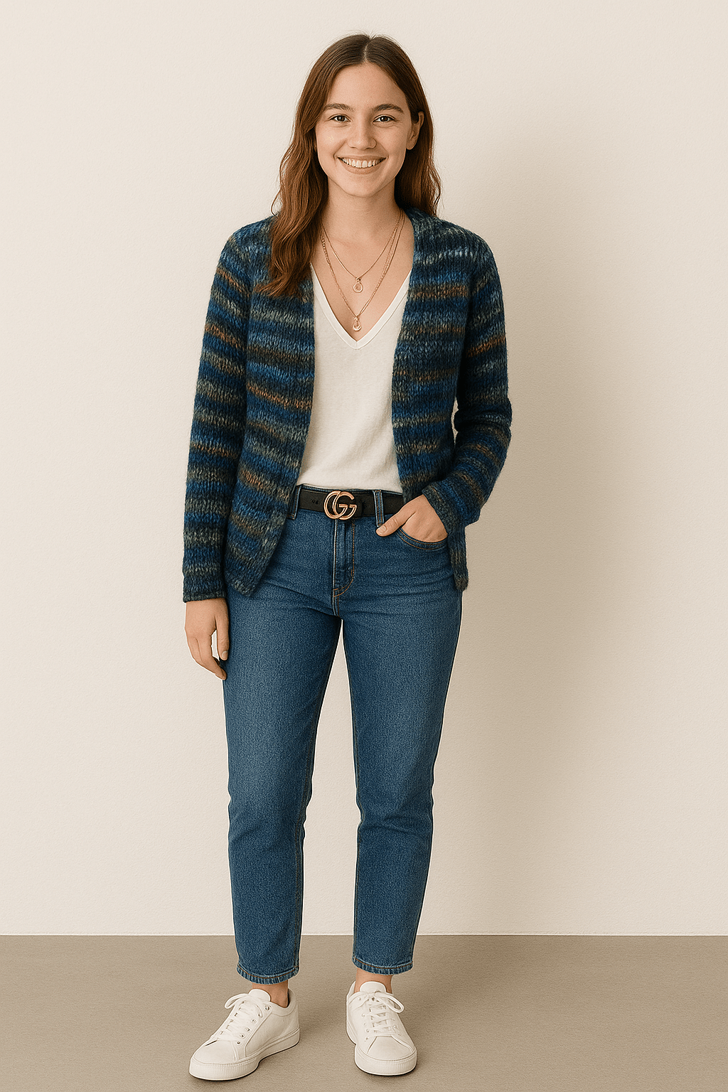 Alana | Women's Open-Front Knit Cardigan - Image 3