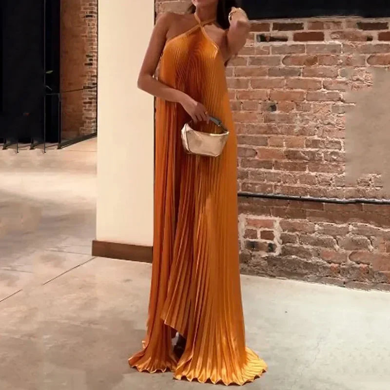 Gloria | Elegant Neckholder Dress for Women - Image 3