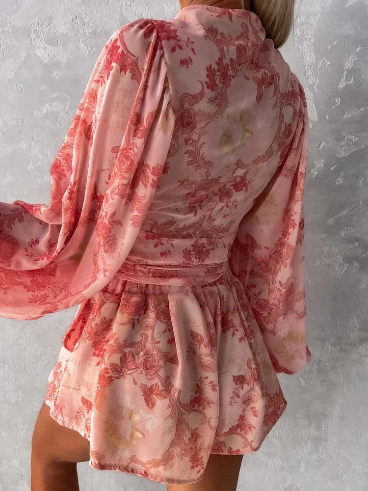 Ariana | Women's Printed Bohemian Style Jumpsuit - Image 2