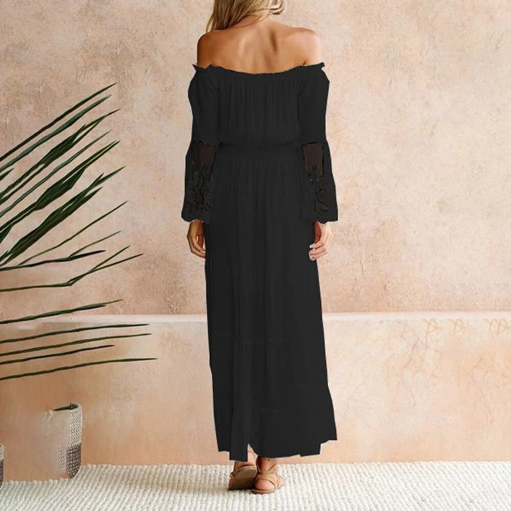 Dorothy | Ethereal Maxi Off-Shoulder Dress for Elegant Women - Image 5
