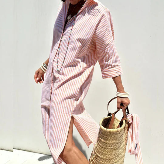Image of Sherry | Women's Button-Down Midi Dress