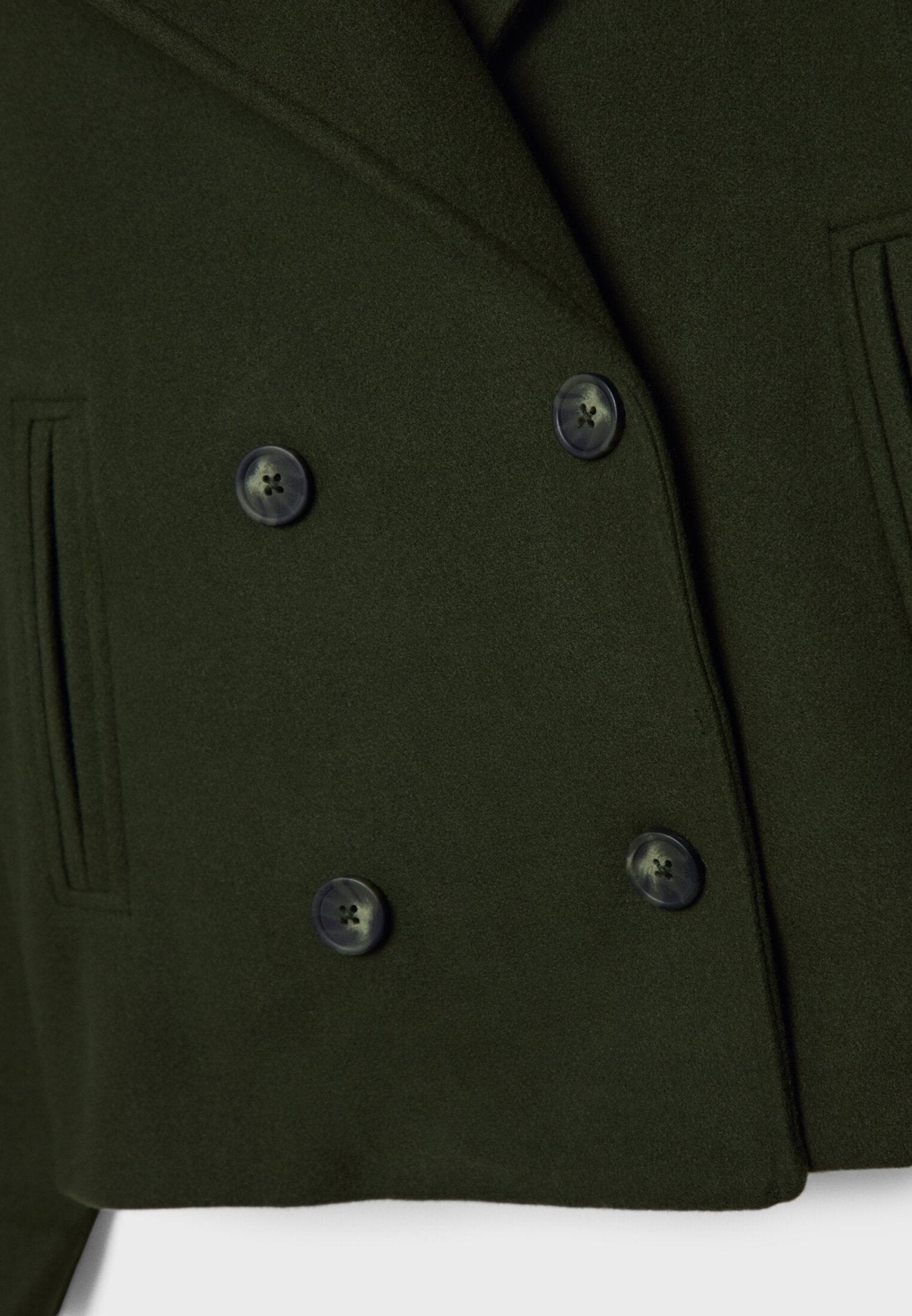April | Women's Oversized Double-Breasted Short Jacket - Image 12