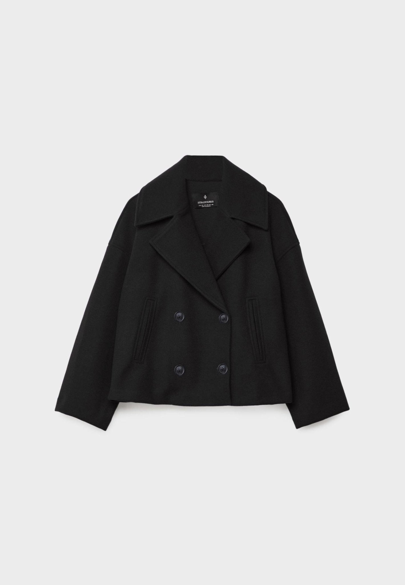 April | Women's Oversized Double-Breasted Short Jacket - Image 6