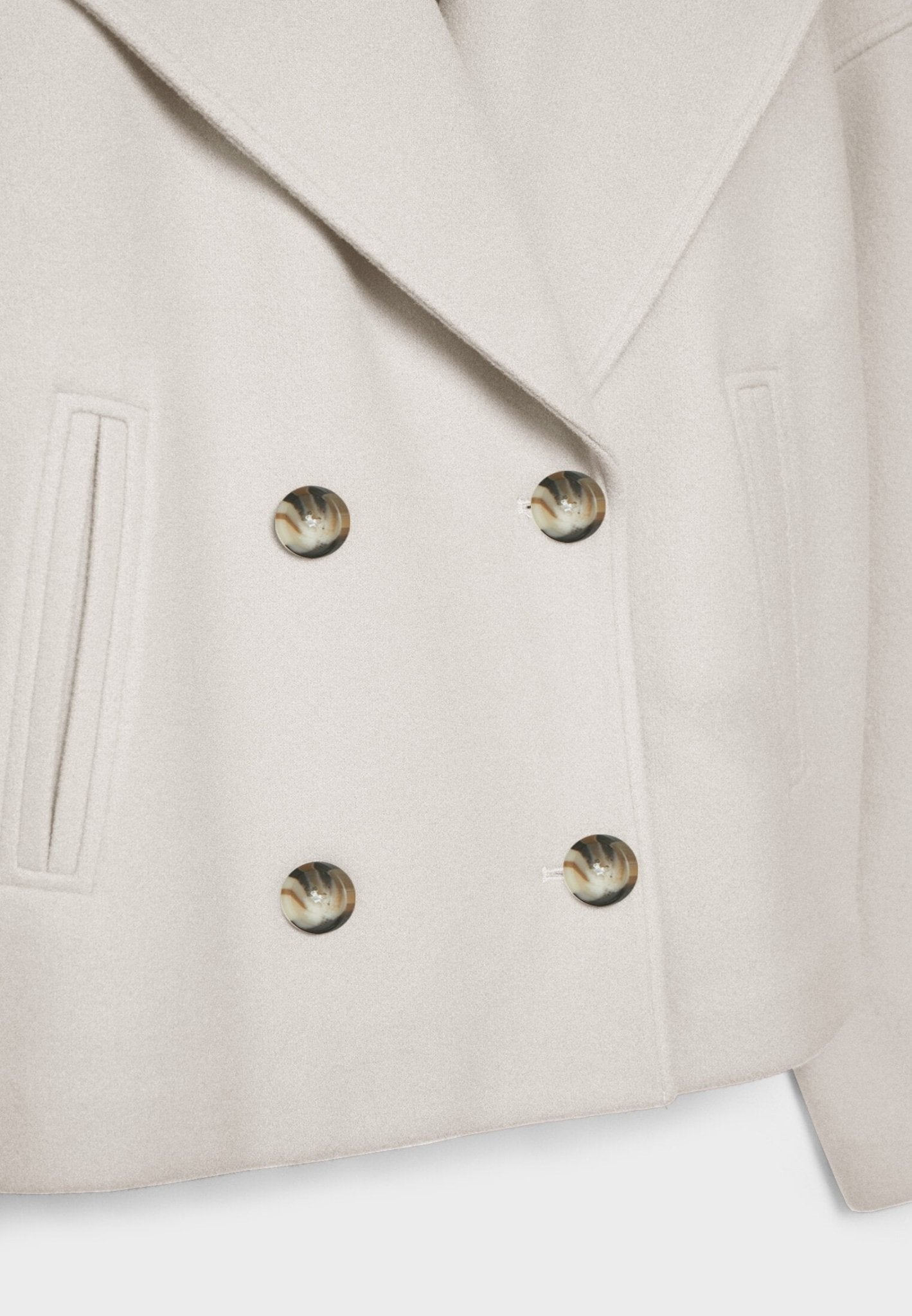 April | Women's Oversized Double-Breasted Short Jacket - Image 4