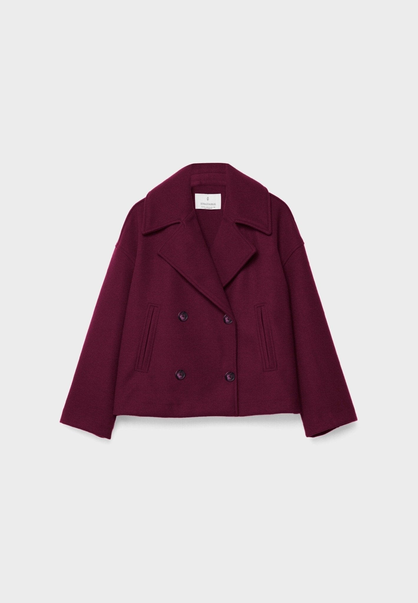 April | Women's Oversized Double-Breasted Short Jacket - Image 18