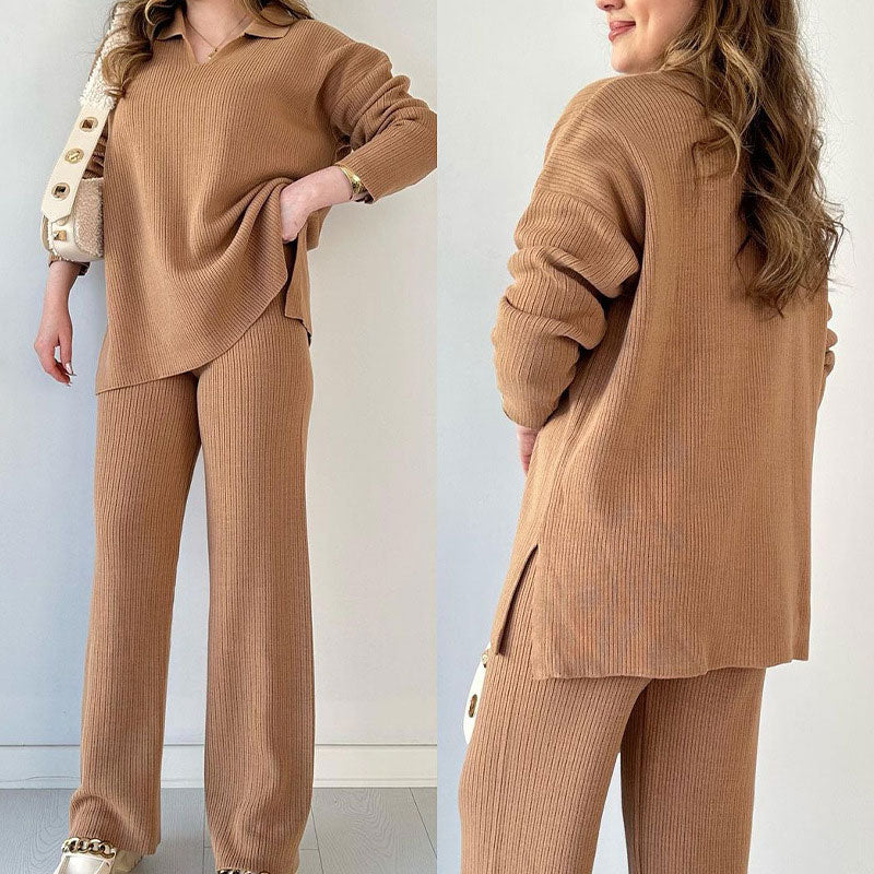 Camille | Women's Wide Leg Pant Set - Image 3